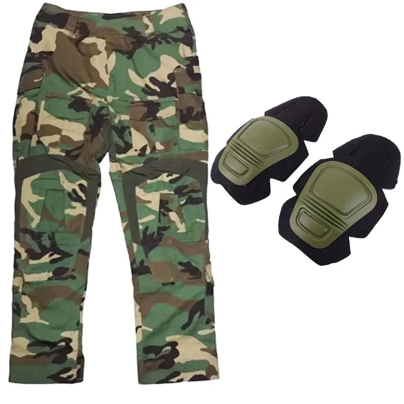 Hunting Outdoor Pants - Outdoor Combat Pants TACTICAL Woodland GEN3