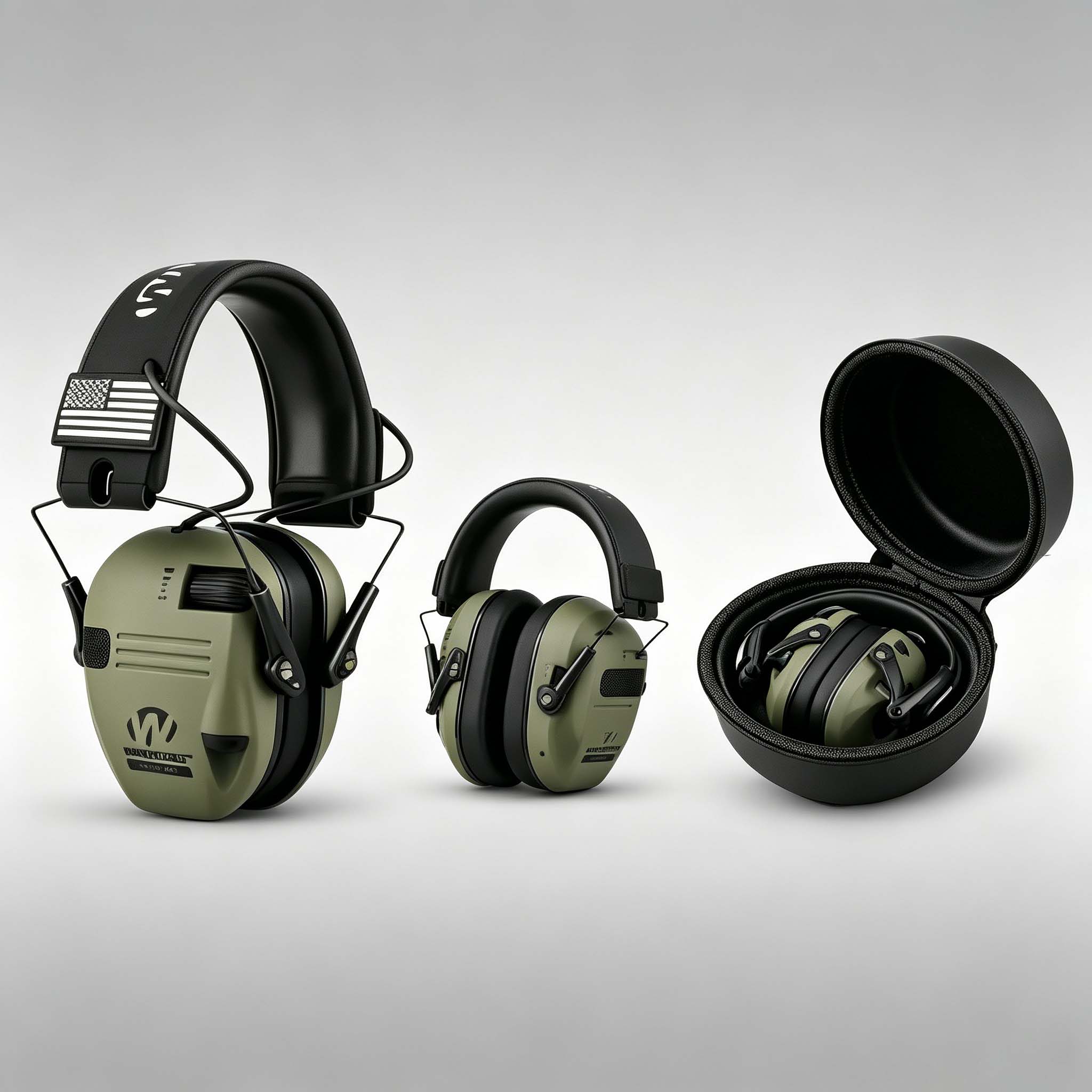 Shooting Ear Muff - Outdoor hunting/shooting earmuffs actively reduce noise