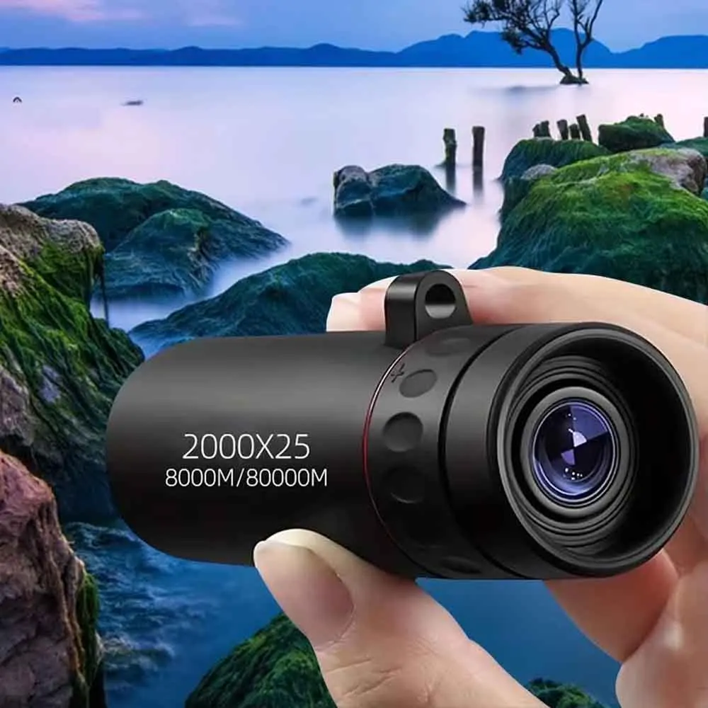 2000x25 High Monocular Telesco - مراجعة Outdoor Hunting Products وسعره