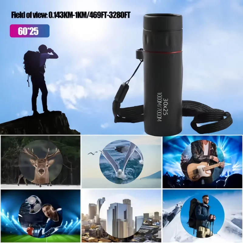 2000x25 High Monocular Telesco - مراجعة Outdoor Hunting Products وسعره