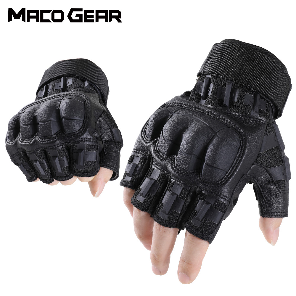 Men Tactical Half Finger Glove - مراجعة Outdoor Hunting Gloves وسعره