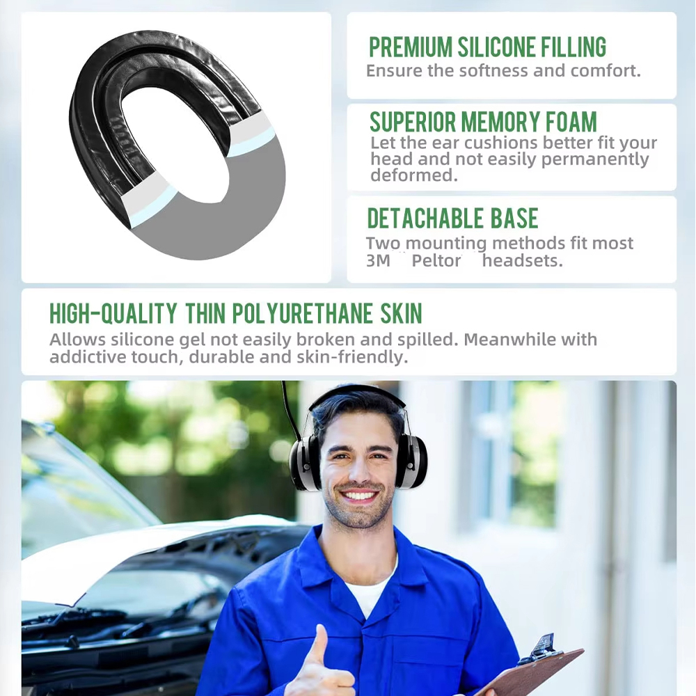 Tactical Headset Earmuffs Gel  - مراجعة Shooting Ear Muff وسعره