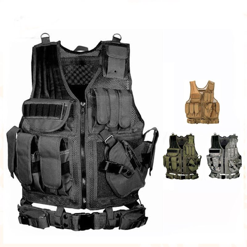 Adjustable Molle Tactical Vest - مراجعة Hunting Outdoor Jacket وسعره