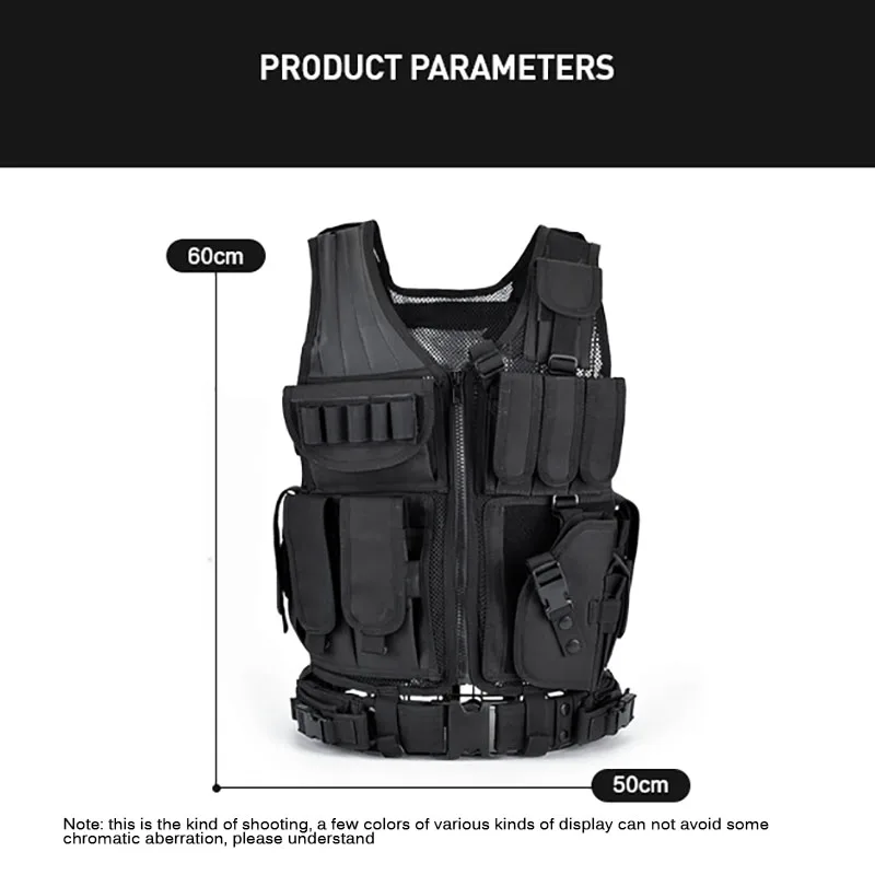 Adjustable Molle Tactical Vest - مراجعة Hunting Outdoor Jacket وسعره