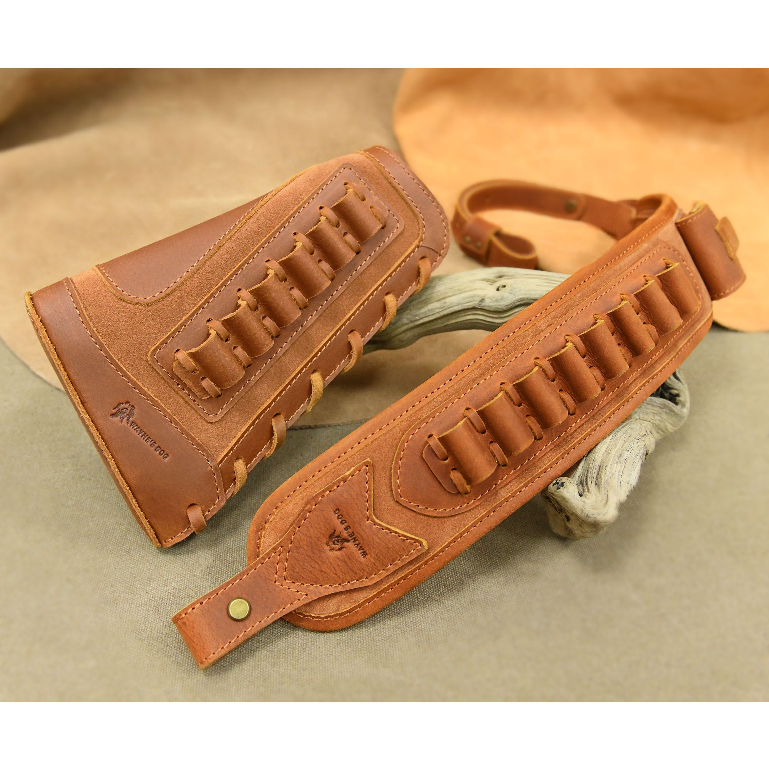 Vinatge Leather Rifle Buttstoc - مراجعة Rifle Sling Swivel وسعره