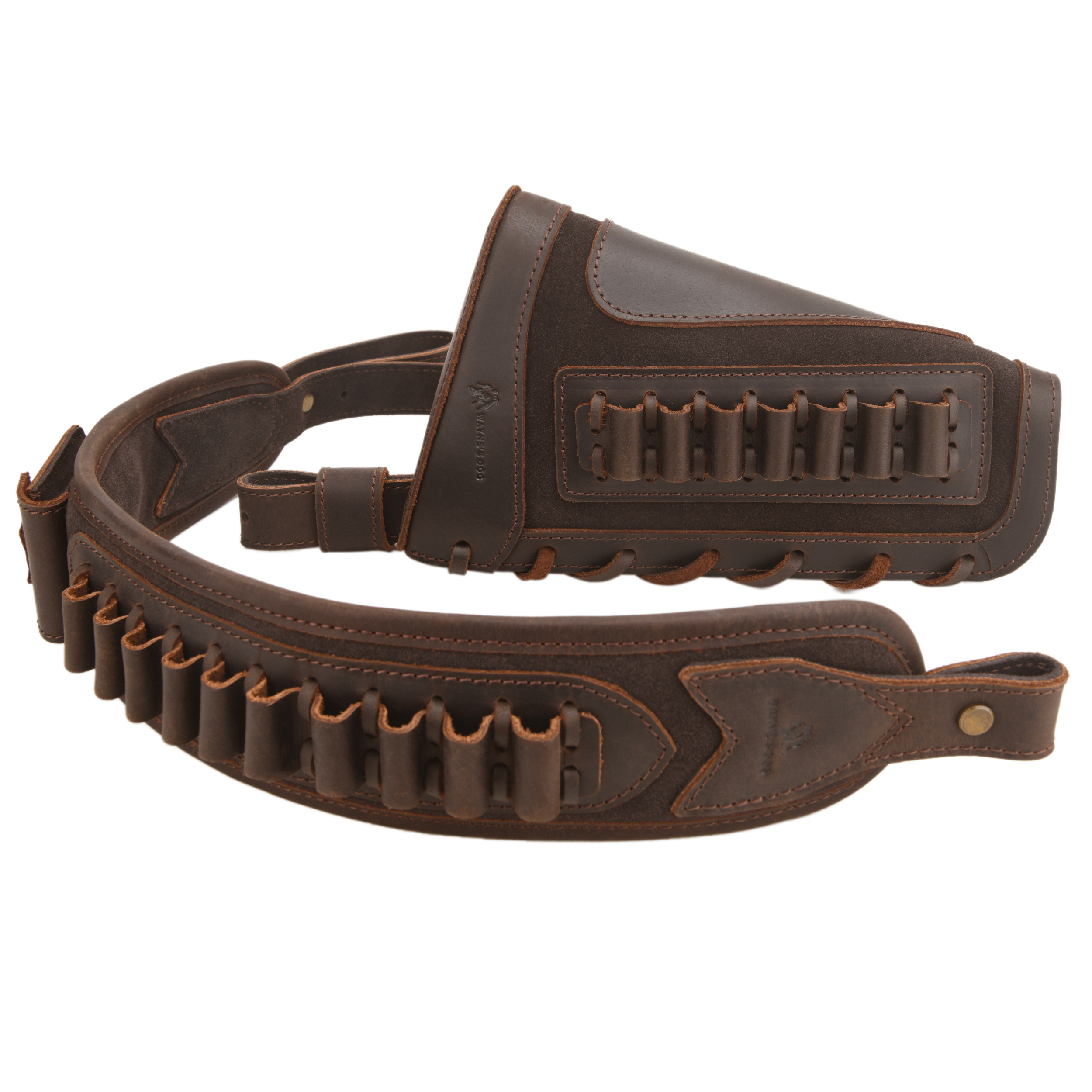 Vinatge Leather Rifle Buttstoc - مراجعة Rifle Sling Swivel وسعره