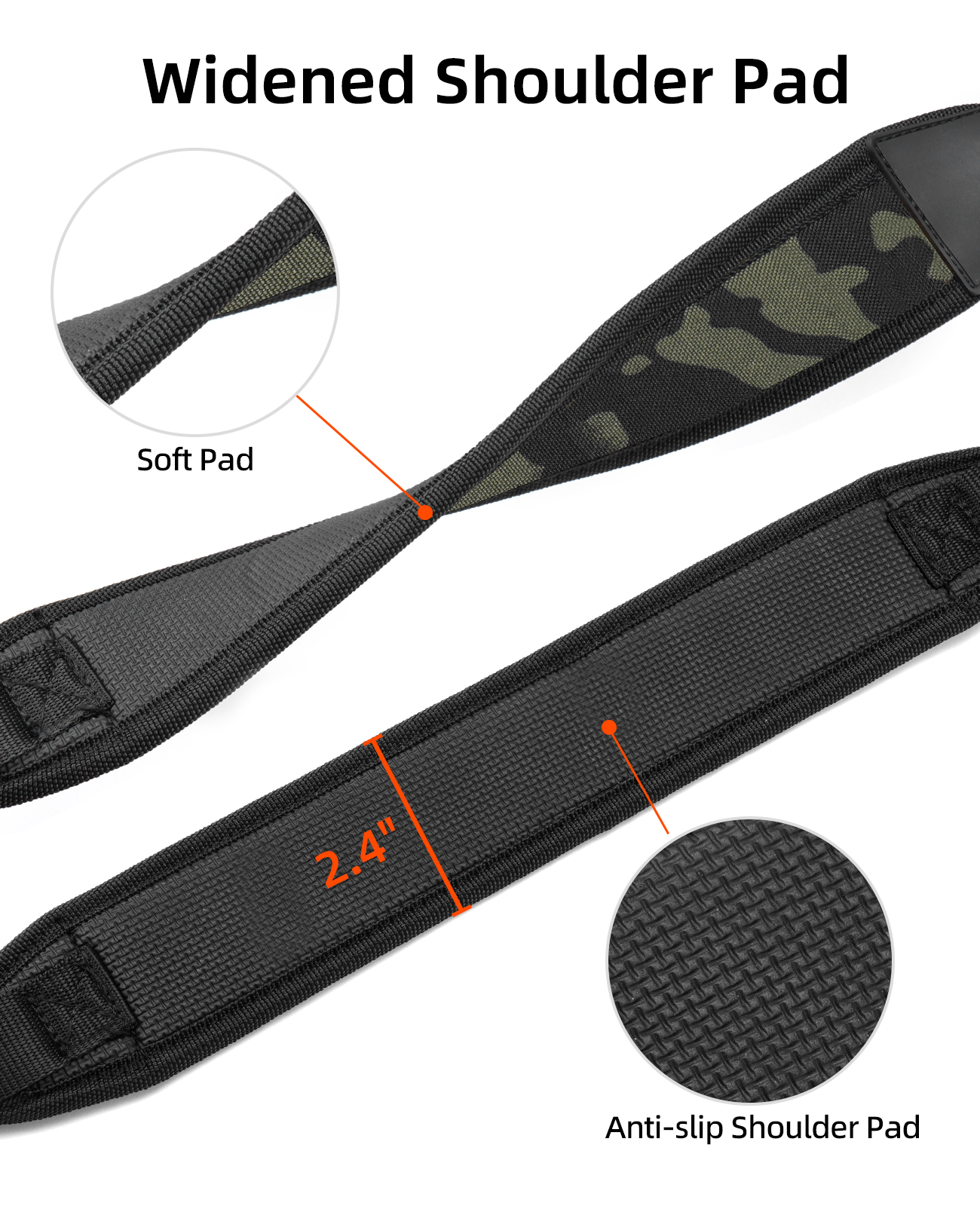 Two Point Rifle Sling with Wid - مراجعة Rifle Sling Swivel وسعره