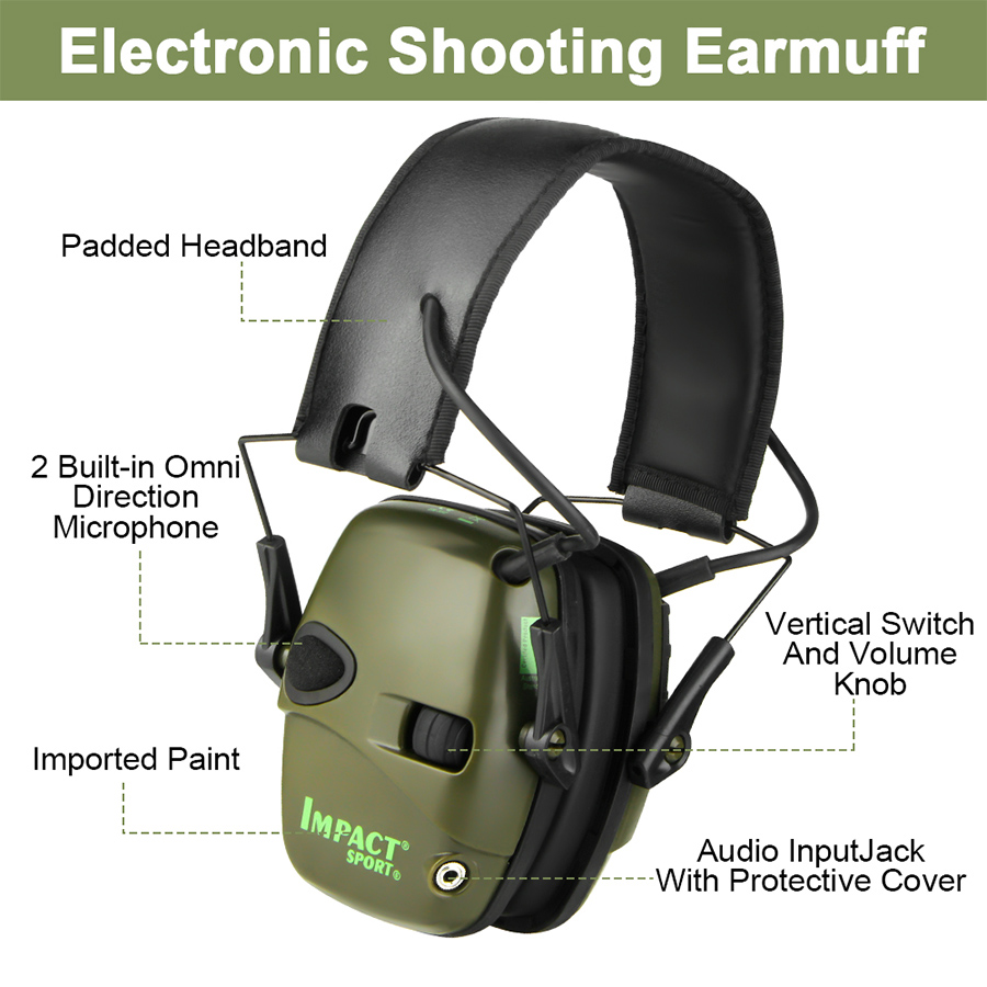 Earmuffs Active Headphones for - مراجعة Shooting Ear Muff وسعره