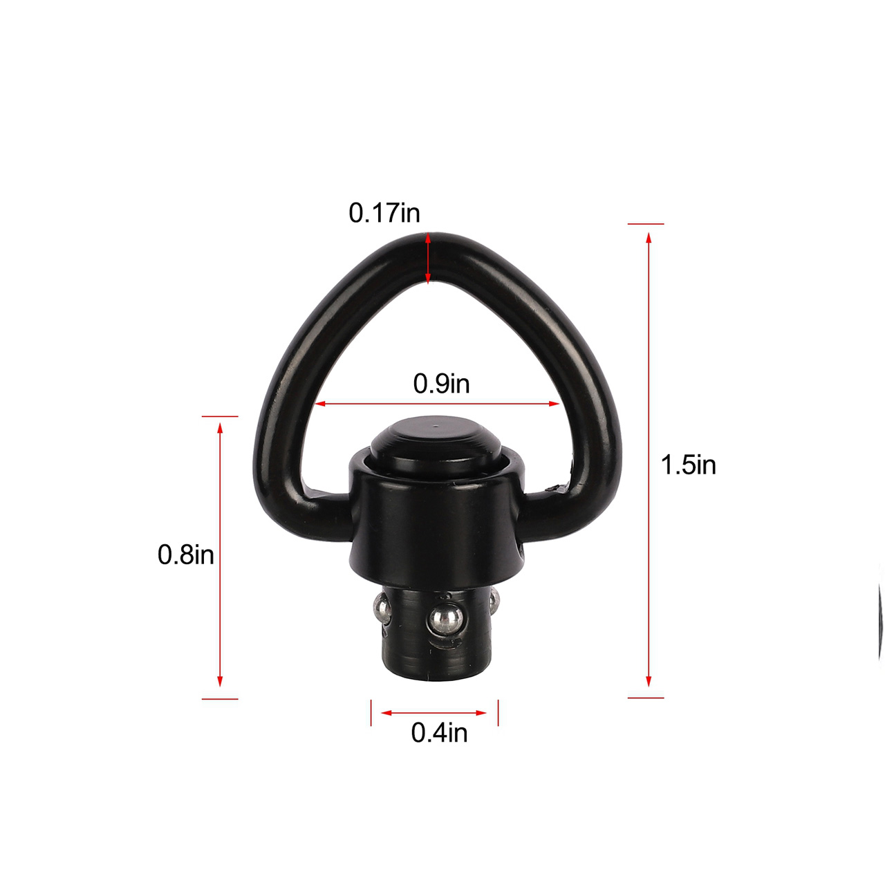 2PCS Rifle Push Button QD Rele - مراجعة Rifle Sling Swivel وسعره