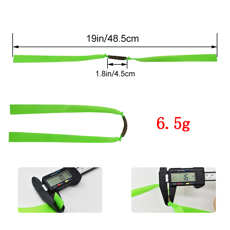 10pcs 0.8-1.2mm Green Rubber B - مراجعة Outdoor Hunting Products وسعره