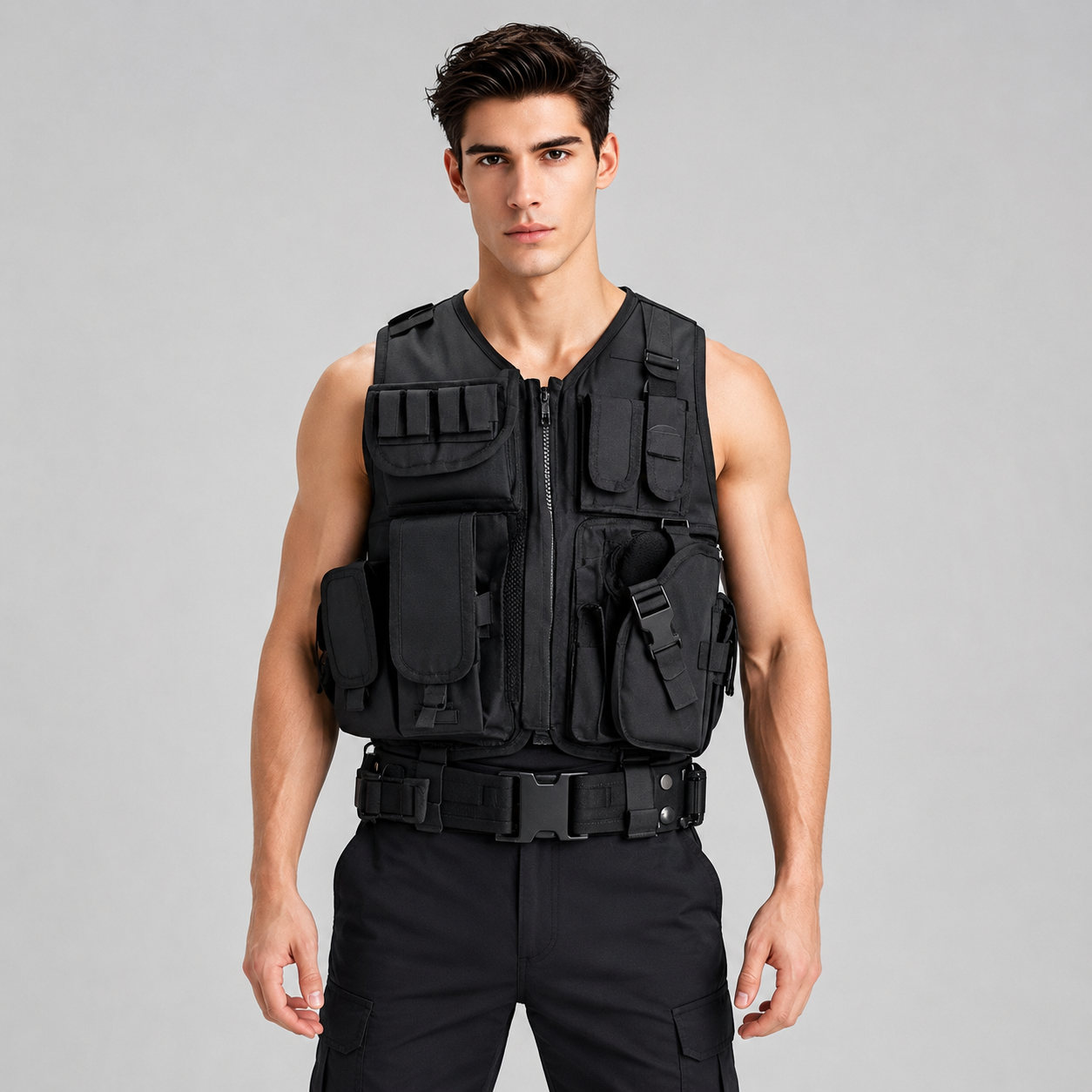 Adjustable Breathable Grid Tac - مراجعة Hunting Outdoor Jacket وسعره