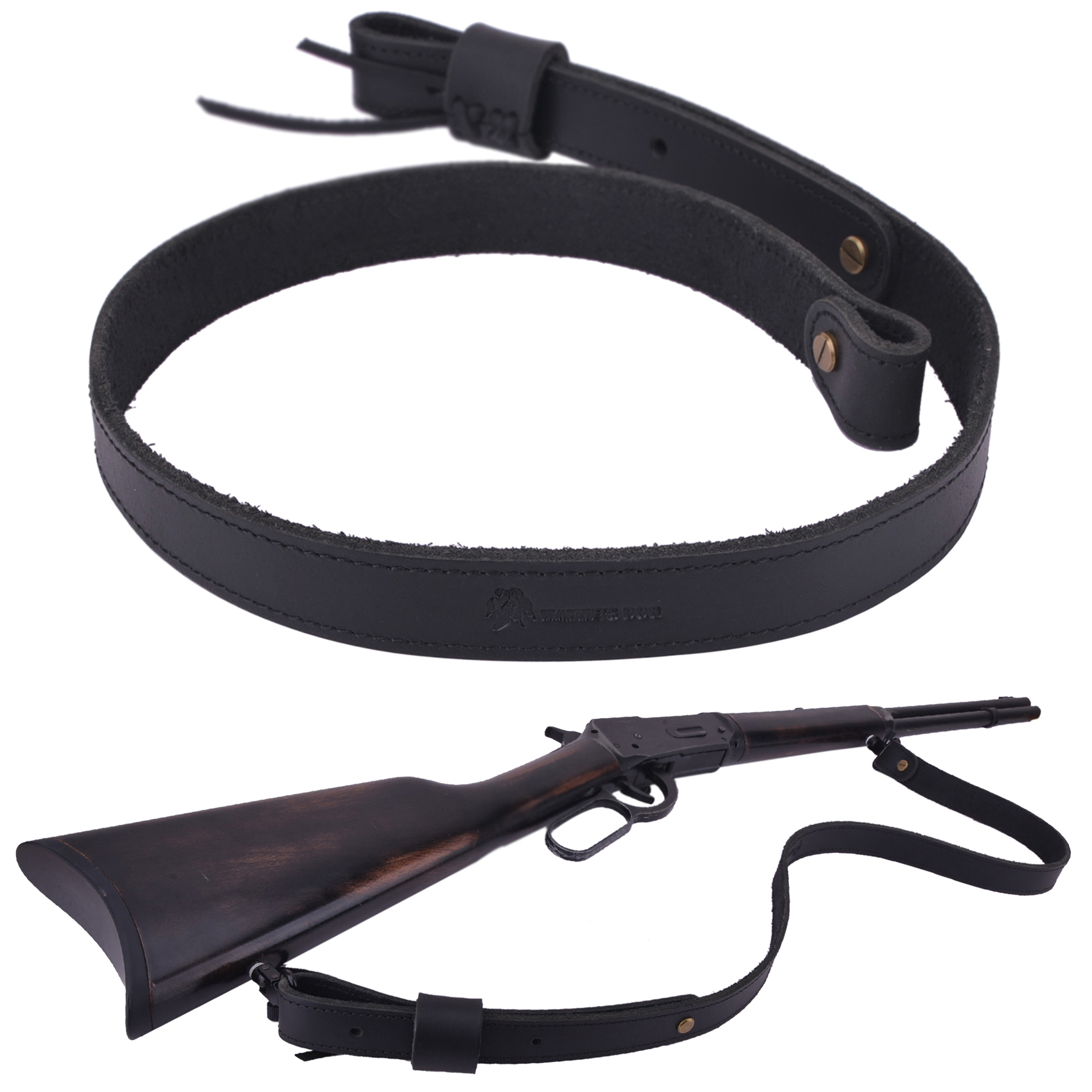 Rifle Gun Sling Buffalo Hide L - مراجعة Rifle Sling Swivel وسعره