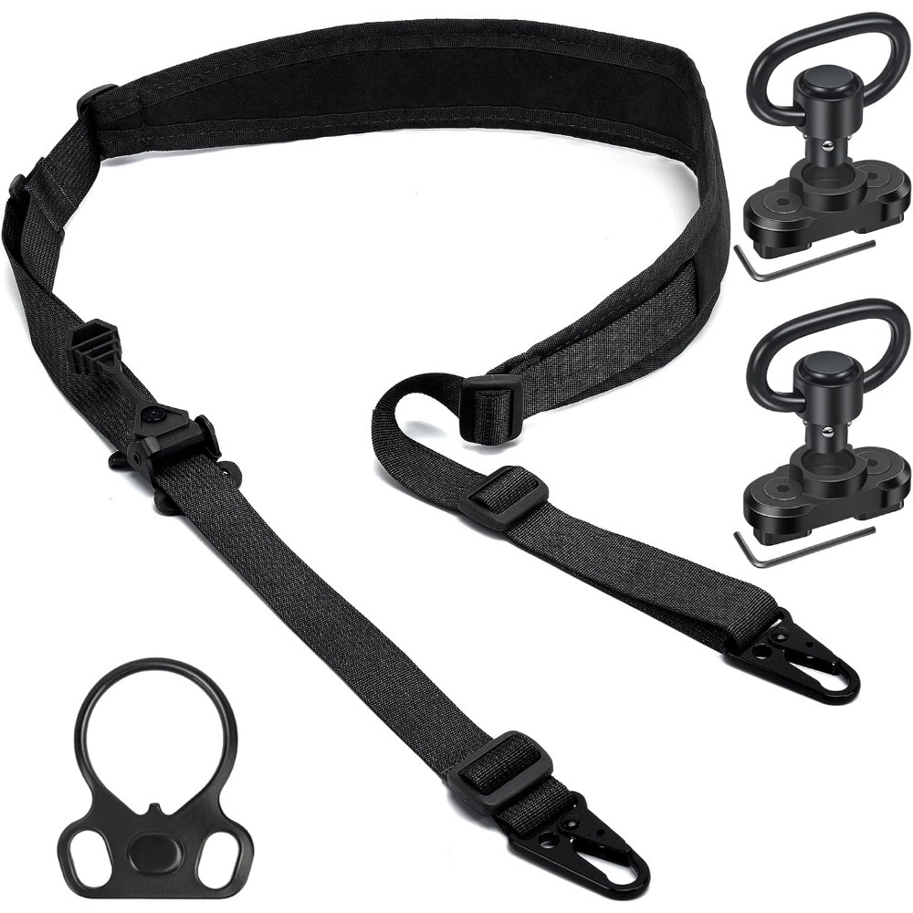 Tactical 2 Point Rifle Sling Q - مراجعة Rifle Sling Swivel وسعره