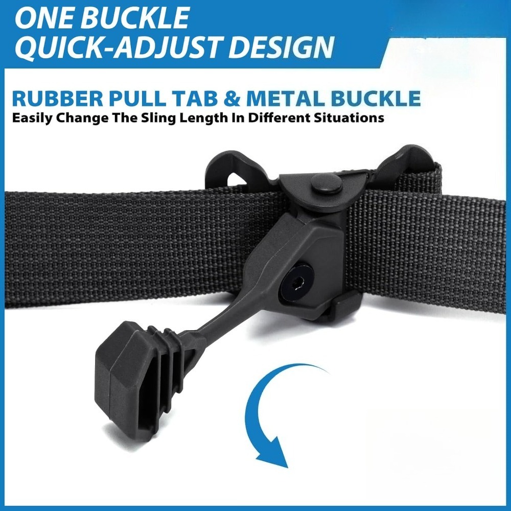 Tactical 2 Point Rifle Sling Q - مراجعة Rifle Sling Swivel وسعره