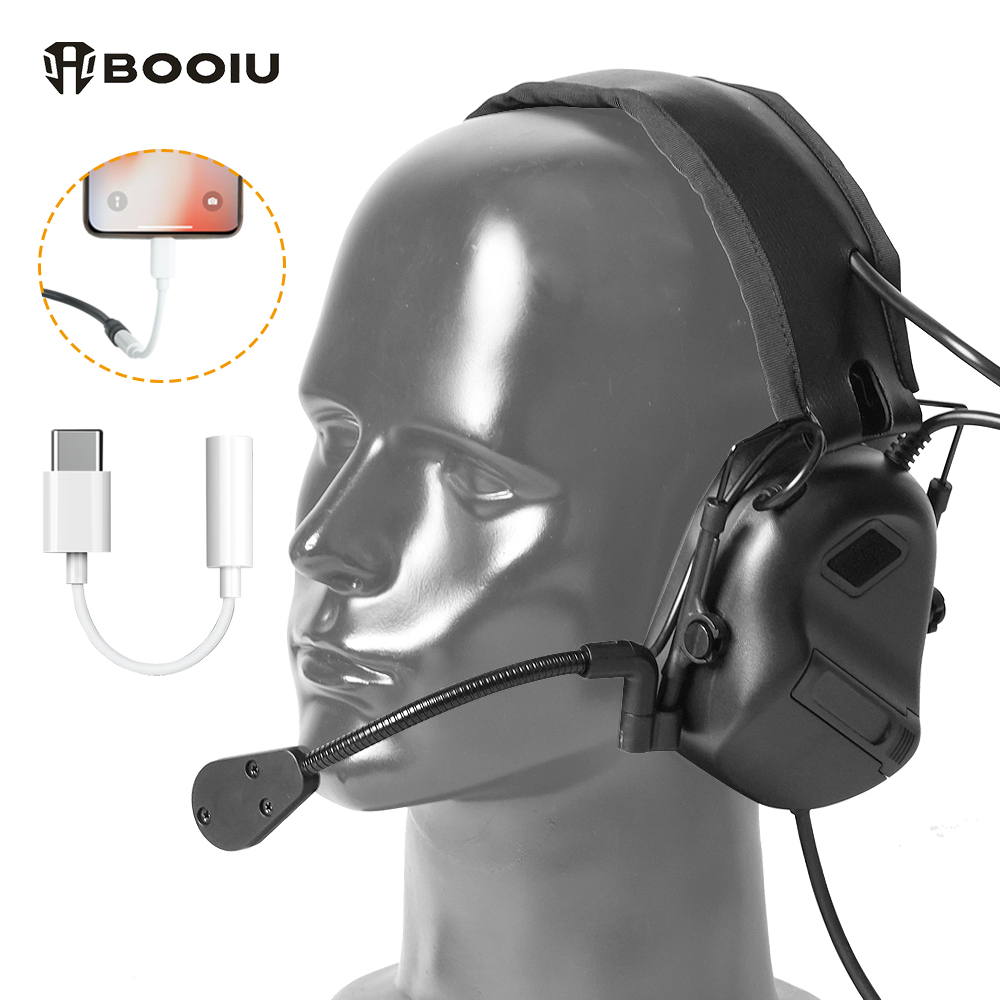 BOOIU Tactical Electronic Shoo - مراجعة Shooting Ear Muff وسعره