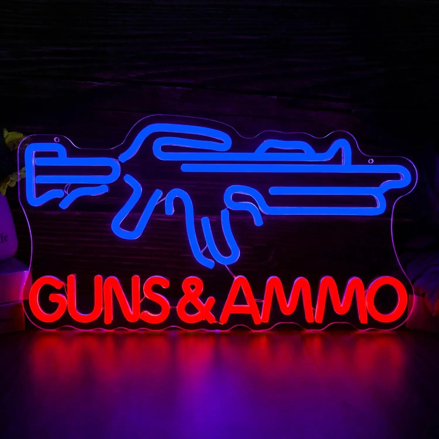 Gun Shop Neon Sign USB Powered - مراجعة Hunting Outdoor Store وسعره
