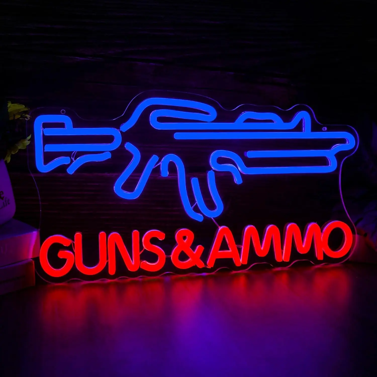 Gun Shop Neon Sign USB Powered - مراجعة Hunting Outdoor Store وسعره