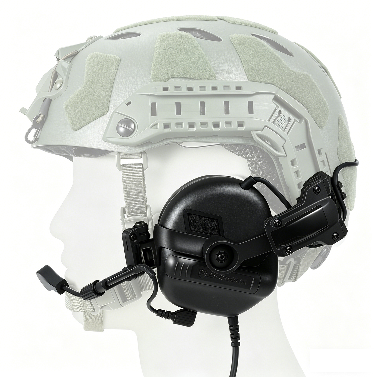 Tactical Headphones Helmet Com - مراجعة Shooting Ear Muff وسعره