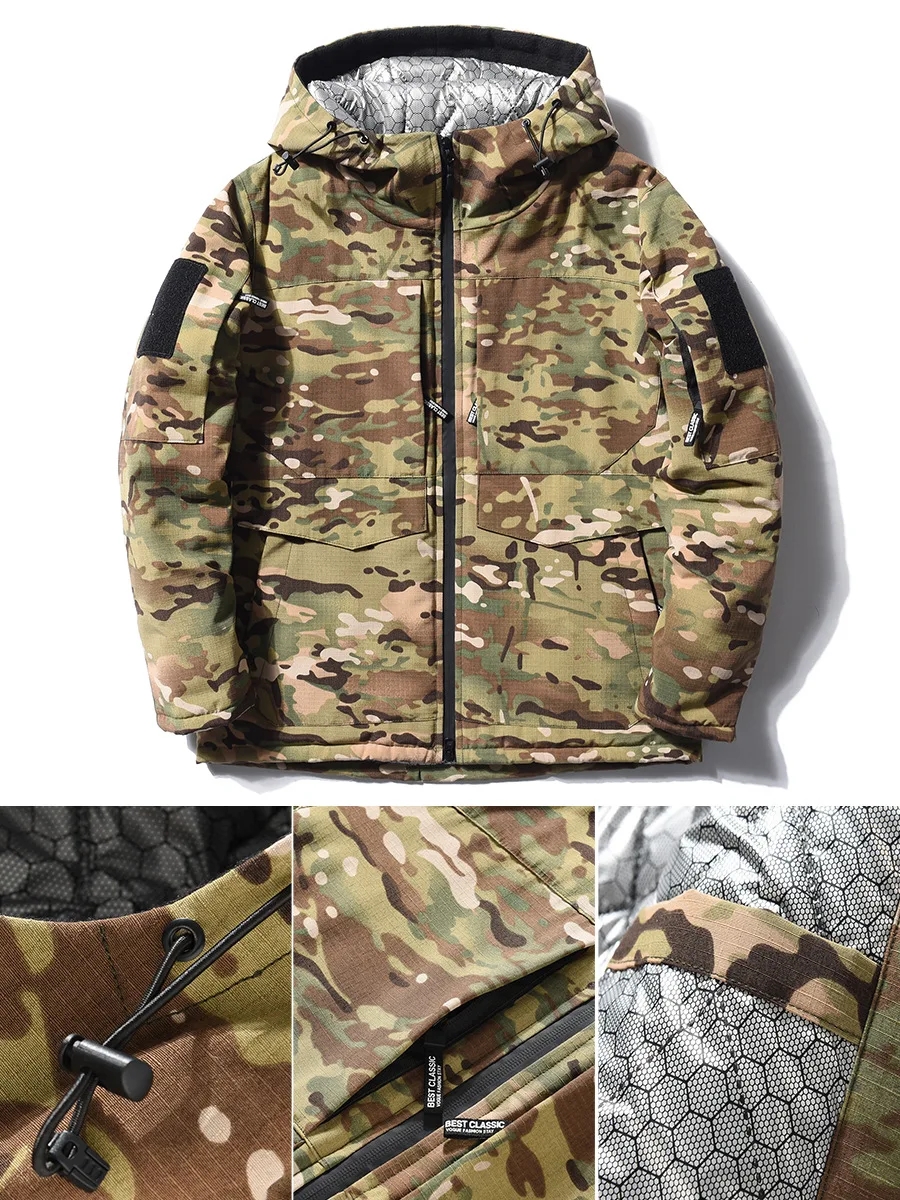 Men Heating Parkas Tactical Ja - مراجعة Hunting Outdoor Jacket وسعره