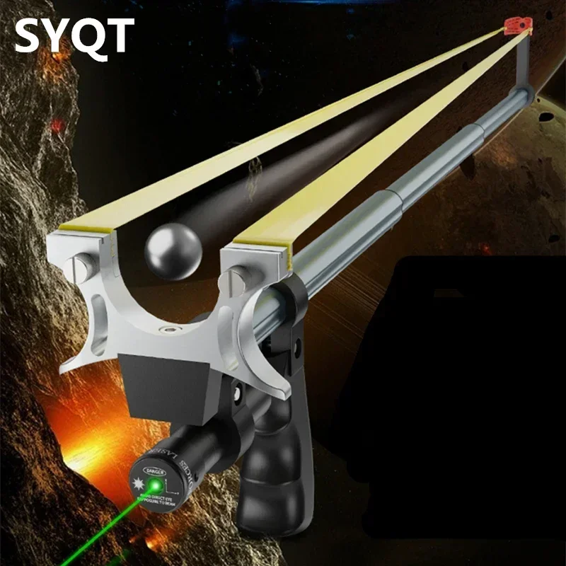 Metal Laser Slingshot High Ela - مراجعة Outdoor Hunting Products وسعره