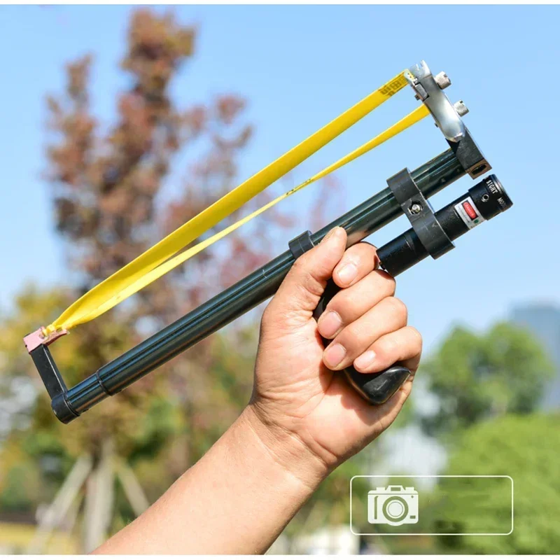 Metal Laser Slingshot High Ela - مراجعة Outdoor Hunting Products وسعره