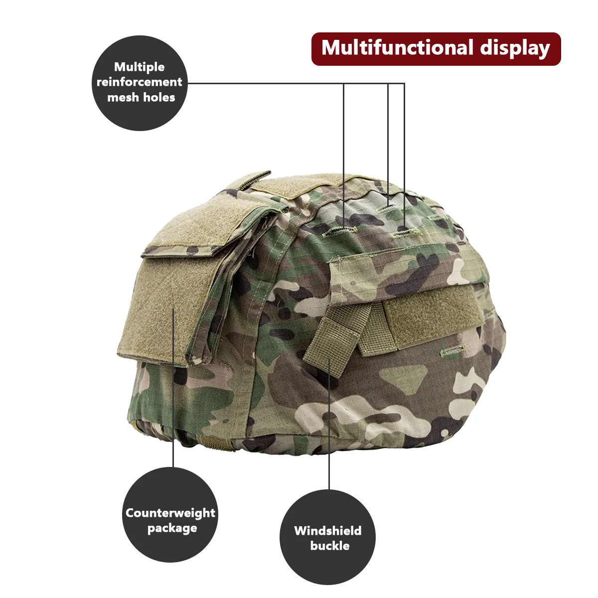 Helmet Camouflage Cover For MI - مراجعة Hunting Outdoor Store وسعره