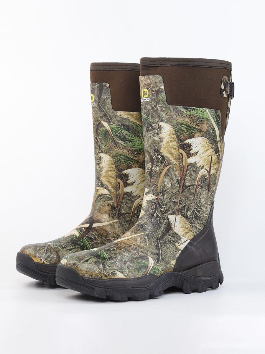 Men's High-Cut Camouflage Rain - مراجعة Hunting Fishing Outdoor وسعره
