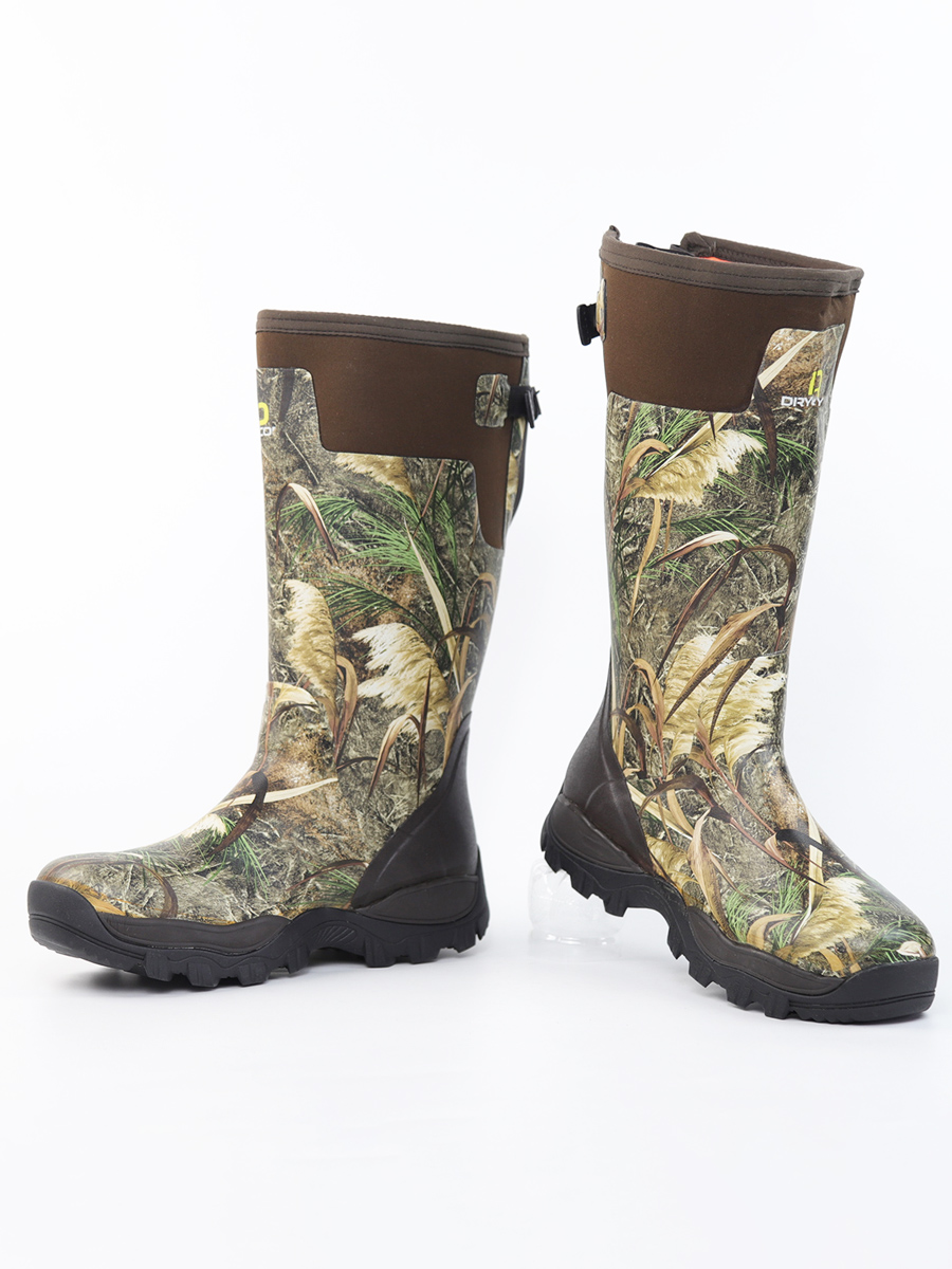 Men's High-Cut Camouflage Rain - مراجعة Hunting Fishing Outdoor وسعره
