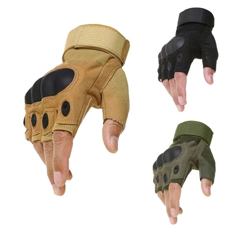 Half Finger Men's Gloves Outdo - مراجعة Outdoor Hunting Gloves وسعره