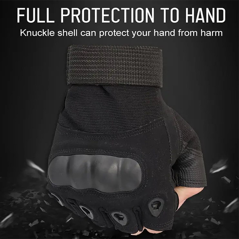 1Pair Tactical Fingerless Glov - مراجعة Outdoor Hunting Gloves وسعره
