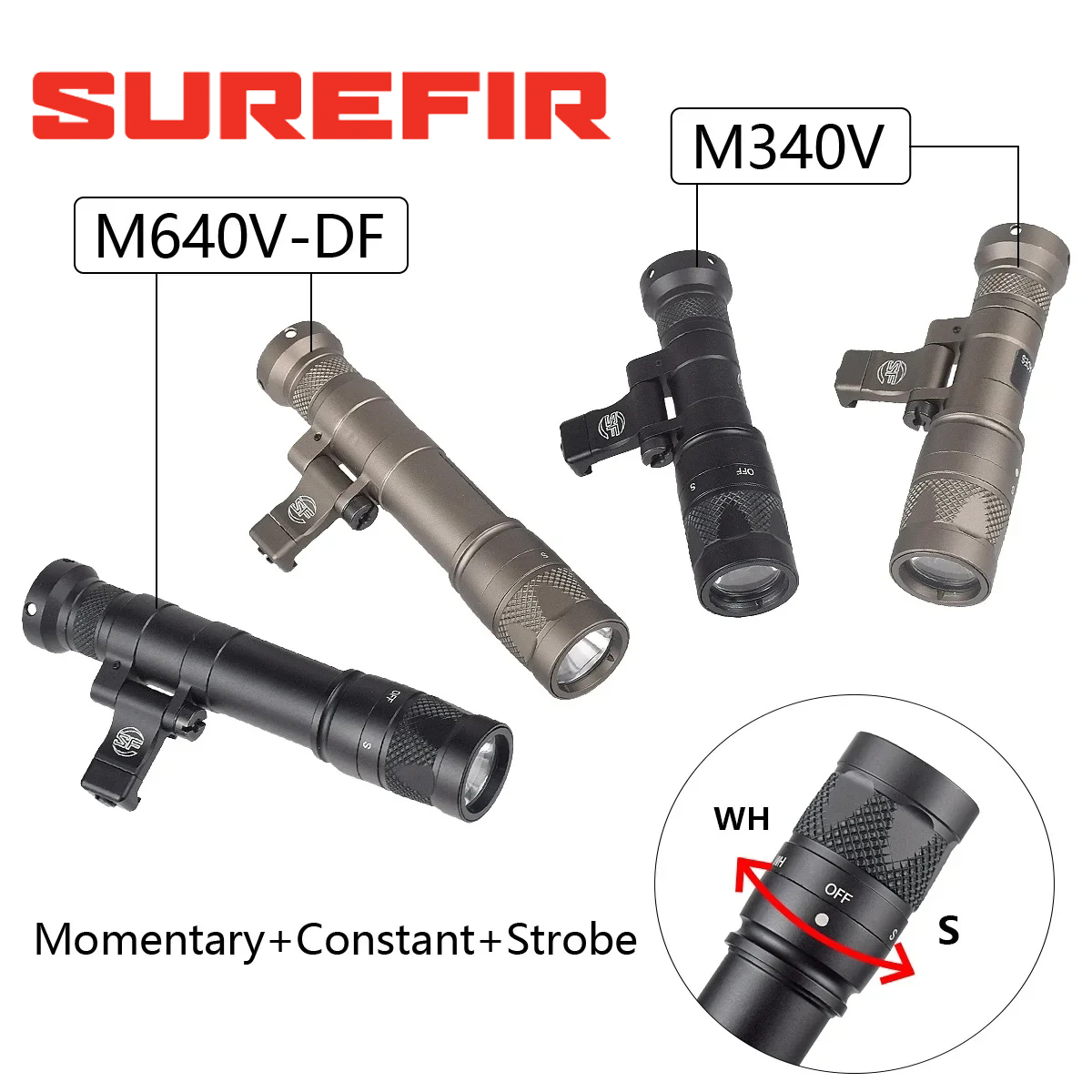 Surefir M600 M340 DF M640 SF F - مراجعة Hunting Outdoor Store وسعره