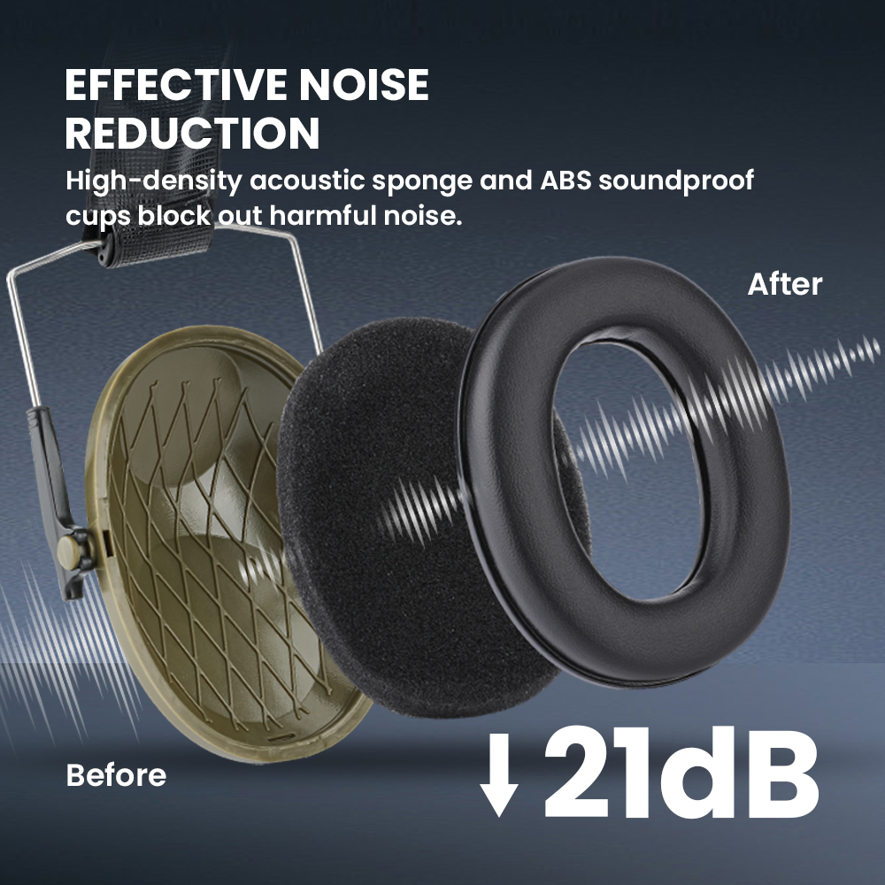 Durable Industrial Safety Earm - مراجعة Shooting Ear Muff وسعره