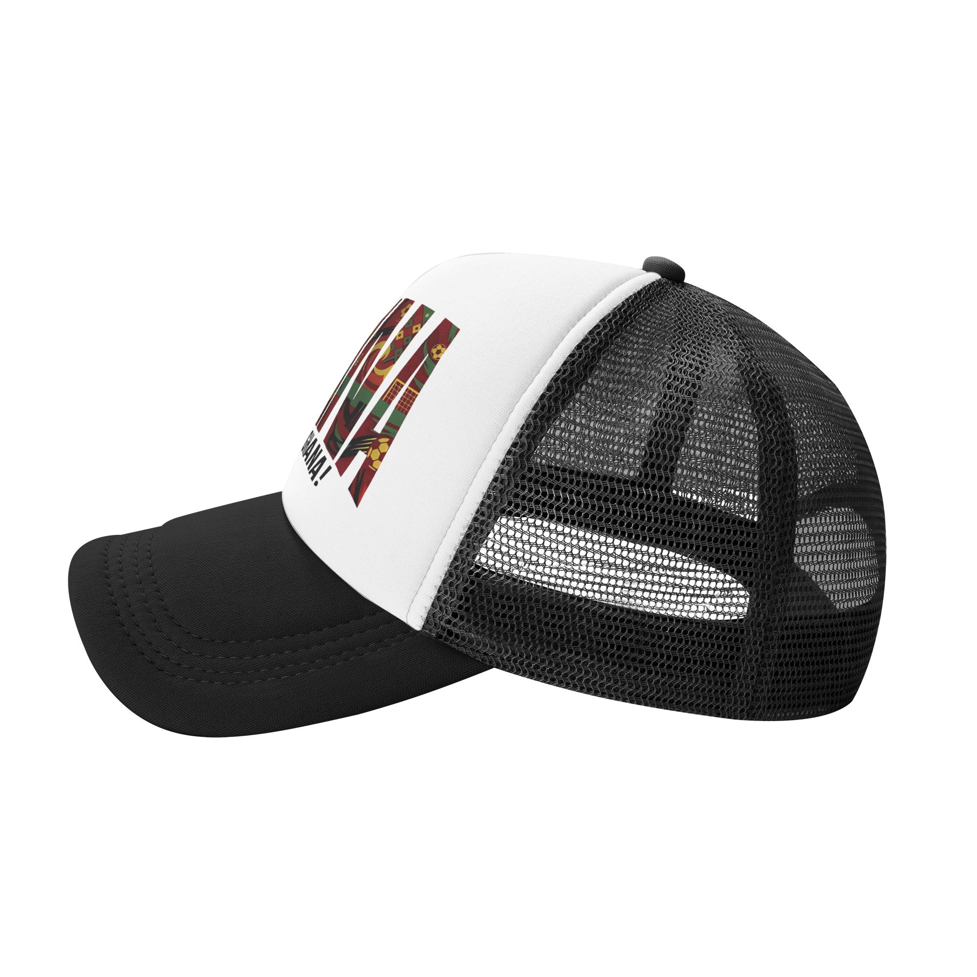 Ghana National Team  Sun Hats  - مراجعة Outdoor Hunting Logo وسعره