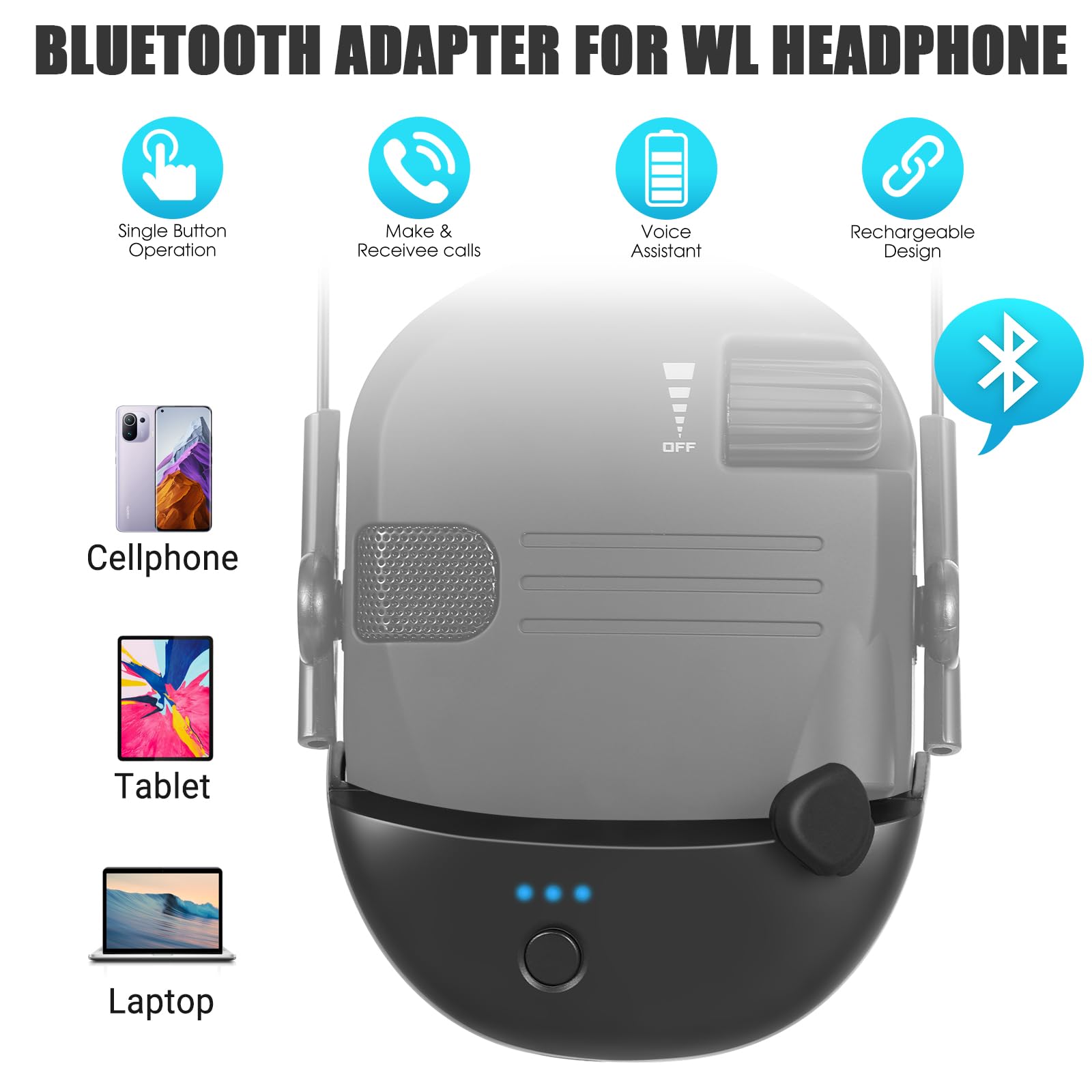 Rechargeable Bluetooth 5.1 Ada - مراجعة Shooting Ear Muff وسعره