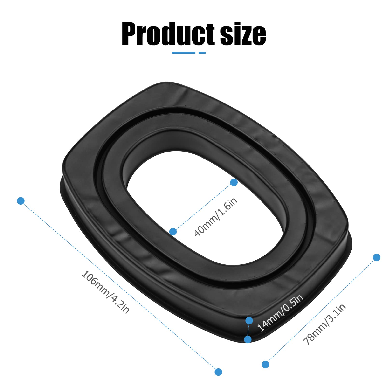 Gel Replacement Ear Pads for 3 - مراجعة Shooting Ear Muff وسعره